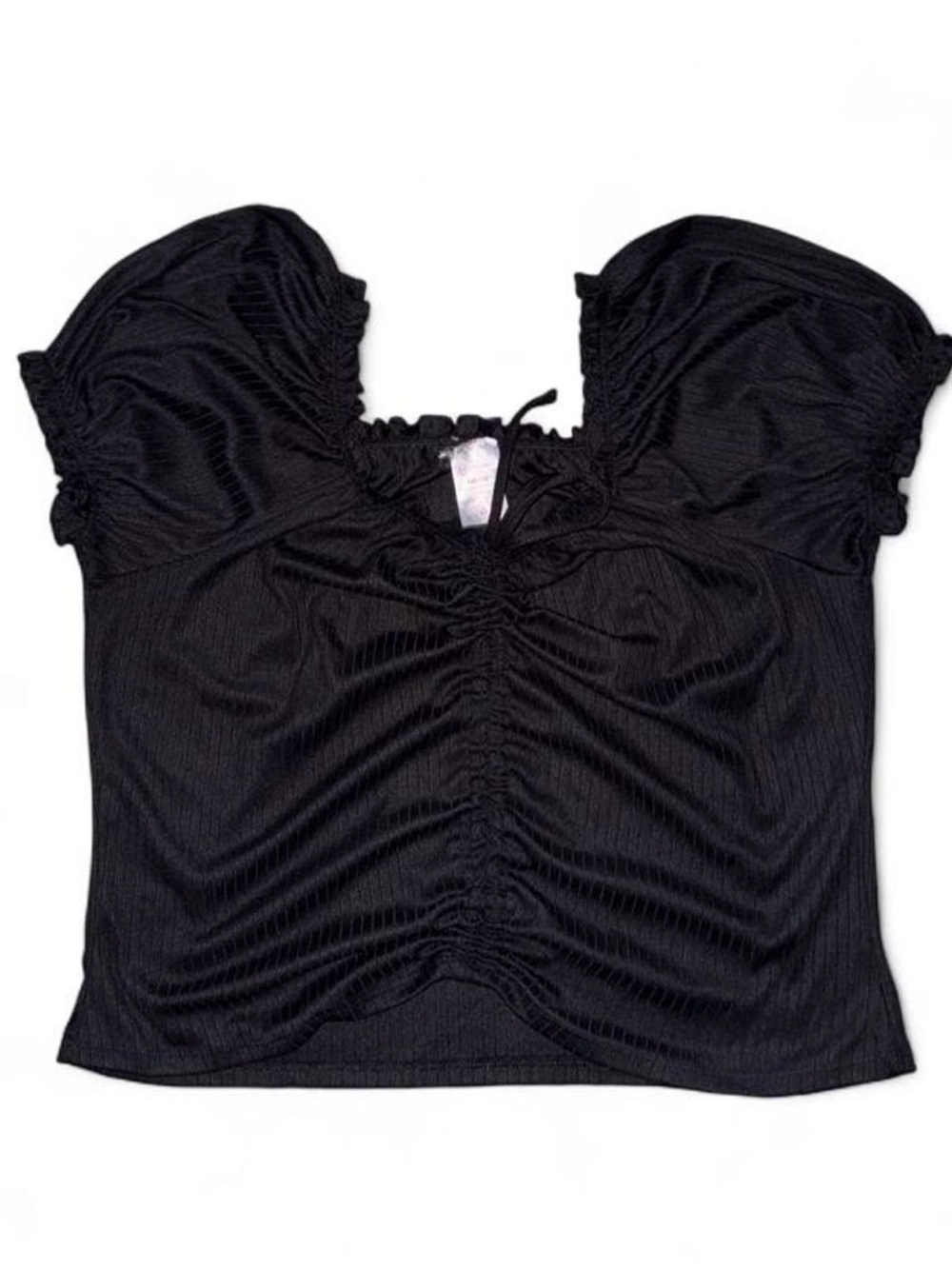 No Boundaries Junior Black  Crop Top